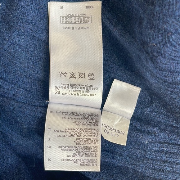 Brooks Brothers Mens Italian Yarn Cable Knit Crewneck Sweater - Picture 4 of 9